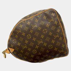 Pre Owned Louis Vuitton Brown Monogram Keepall 55