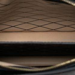 Pre Owned Louis Vuitton Black Brown Monogram Reverse Trunk Clutch