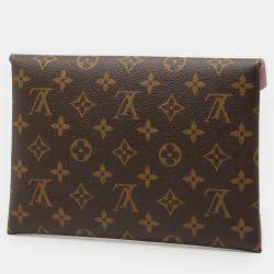 مملوكة مسبقًا Louis Vuitton Brown Monogram Pochette Kirigami Set