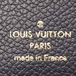 Pre Owned Louis Vuitton Victorine Marine/Rouge Monogram Empreinte Leather Trifold Wallet