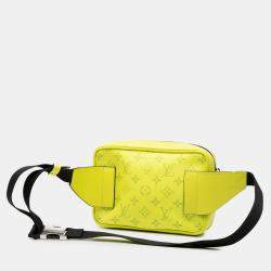 Pre Owned حقيبة خصر لويس فيتون أصفر تايجارما مونوجرام أوت دور بومباق