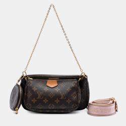 Pre Owned Louis Vuitton Brown Monogram Multi Pochette Accessoires