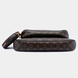 Pre Owned Louis Vuitton Brown Monogram Multi Pochette Accessoires