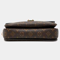 Pre Owned حقيبة لويس فيتون مونيغرام بوشت ميتيس بني