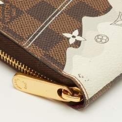  مملوكة مسبقًا محفظة لوي فيتون فيفيان كورشوفيل كانفاس داميه إيبني زيبي