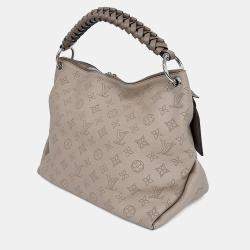 مملوكة مسبقًا Louis Vuitton Beige Leather Mahina Beaubourg Hobo MM