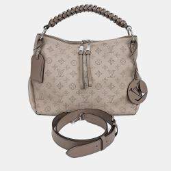 مملوكة مسبقًا Louis Vuitton Beige Leather Mahina Beaubourg Hobo MM