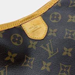 Pre Owned Louis Vuitton Brown Coated Canvas and Leather Delightful PM