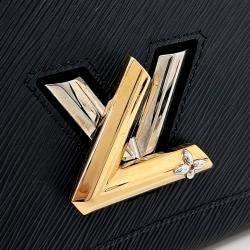 مملوكة مسبقًا حقيبة لوي فيتون تويست جلد إبي أسود MM