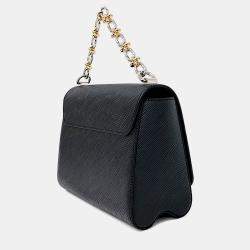 مملوكة مسبقًا حقيبة لوي فيتون تويست جلد إبي أسود MM