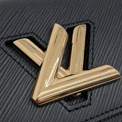 Pre Owned Louis Vuitton Black Leather Epi Twist PM