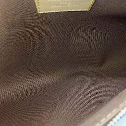 Pre Owned Louis Vuitton Brown Canvas Pochette Eva