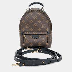 مملوكة مسبقًا Louis Vuitton Brown PVC Monogram Palm Springs Backpack Mini
