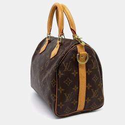 Pre Owned حزام لوي فيتون كانفاس سبيدي 25