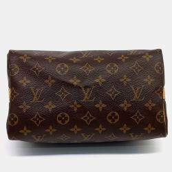 Pre Owned حزام لوي فيتون كانفاس سبيدي 25