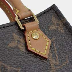 Pre Owned حقيبة لوي فيتون مونوجرام بي في سي بني بيتي ساك بلا