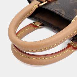 Pre Owned حقيبة لوي فيتون مونوجرام بي في سي بني بيتي ساك بلا