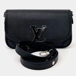 Pre Owned Louis Vuitton Black Epi Leather Bush Bag