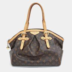 Pre Owned Louis Vuitton Brown Coated Canvas Monogram Tivoli GM
