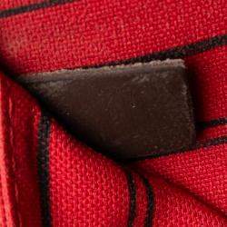 مملوكة مسبقًا حقيبة لوي فيتون نيفيرفول قماش محدد بني GM