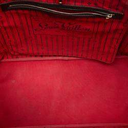 مملوكة مسبقًا حقيبة لوي فيتون نيفيرفول قماش محدد بني GM