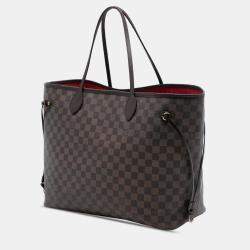 مملوكة مسبقًا حقيبة لوي فيتون نيفيرفول قماش محدد بني GM