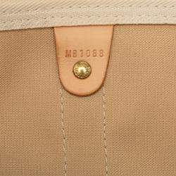 Pre Owned حقيبة لويس فيتون كييبال داميير أزور أبيض 50