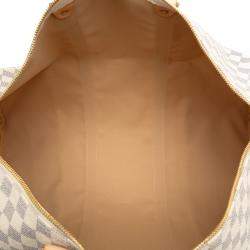 Pre Owned حقيبة لويس فيتون كييبال داميير أزور أبيض 50