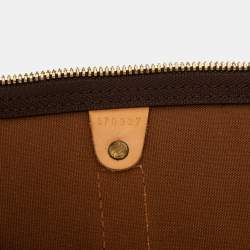 Pre Owned Louis Vuitton Brown Monogram Keepall 55