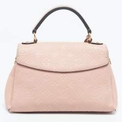 Pre Owned Louis Vuitton Georges BB Pink Monogram Empreinte Leather Bag