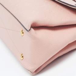 Pre Owned Louis Vuitton Georges BB Pink Monogram Empreinte Leather Bag