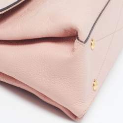 Pre Owned Louis Vuitton Georges BB Pink Monogram Empreinte Leather Bag