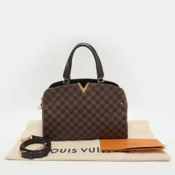 Pre Owned Louis Vuitton Damier Ebene Canvas Kensington Bowling Bag