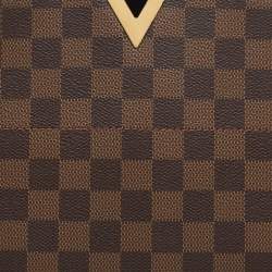 Pre Owned Louis Vuitton Damier Ebene Canvas Kensington Bowling Bag