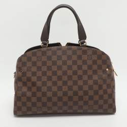 Pre Owned Louis Vuitton Damier Ebene Canvas Kensington Bowling Bag