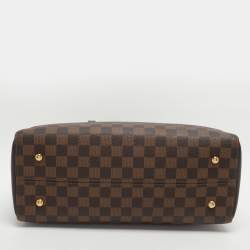 Pre Owned Louis Vuitton Damier Ebene Canvas Kensington Bowling Bag