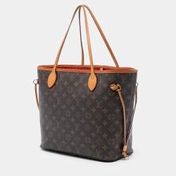 مملوكة مسبقًا Louis Vuitton Brown Monogram Neverfull MM