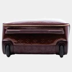 Pre Owned Louis Vuitton Red Monogram Vernis Pegase 45