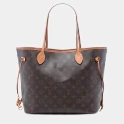 Pre Owned حقيبة لوي فيتون نيفرفول مونوغرام بني متوسطة