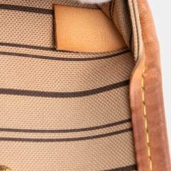 Pre Owned Louis Vuitton Brown Monogram Neverfull MM