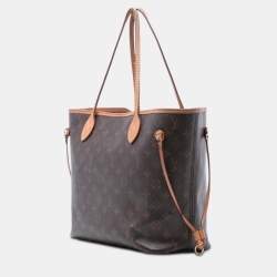 Pre Owned Louis Vuitton Brown Monogram Neverfull MM