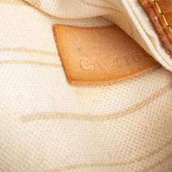 مملوكة مسبقًا Louis Vuitton White Damier Azur Neverfull MM