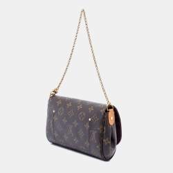 Pre Owned Louis Vuitton Brown Monogram Favorite PM