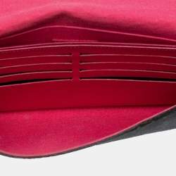 Pre Owned Louis Vuitton Brown Monogram Love Lock Pochette Felicie