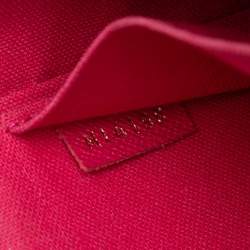 Pre Owned Louis Vuitton Brown Monogram Love Lock Pochette Felicie