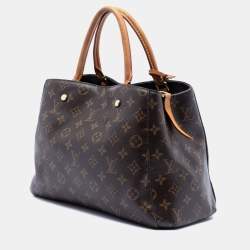 Pre Owned حقيبة لوي فيتون مونتيني مونوغرام بنية ميديوم