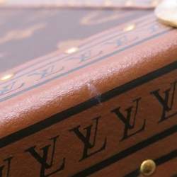 Pre Owned Louis Vuitton Vanity PM Red Monogram Canvas Top Handle Bag