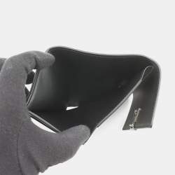 Pre Owned Louis Vuitton Portefeuille Capucine Compact Noir/Multicolor Taurillon Leather/Painted Dot