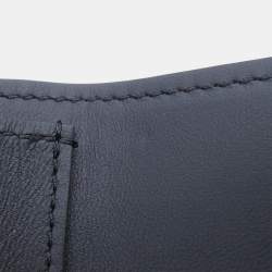 Pre Owned Louis Vuitton Portefeuille Capucine Compact Noir/Multicolor Taurillon Leather/Painted Dot