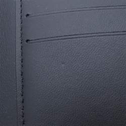 Pre Owned Louis Vuitton Portefeuille Capucine Compact Noir/Multicolor Taurillon Leather/Painted Dot